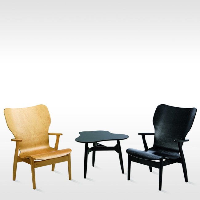 Artek loungestoel Domus Lounge Chair door Ilmari Tapiovaara