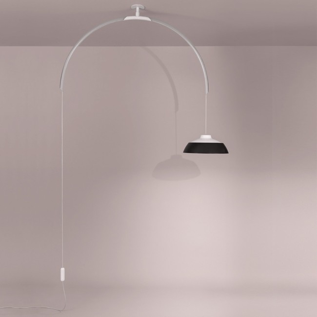 Astep plafondlamp Model 2129 door Gino Sarfatti