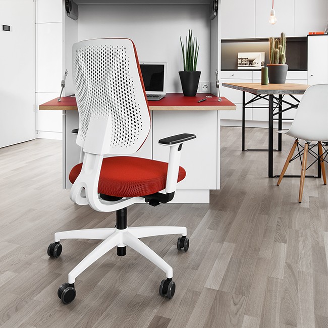 Dauphin Trendoffice bureaustoel Speed-O Comfort SP76395 White door Gorgi Design