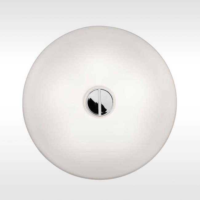 Flos wandlamp / plafondlamp Button HL door Piero Lissoni