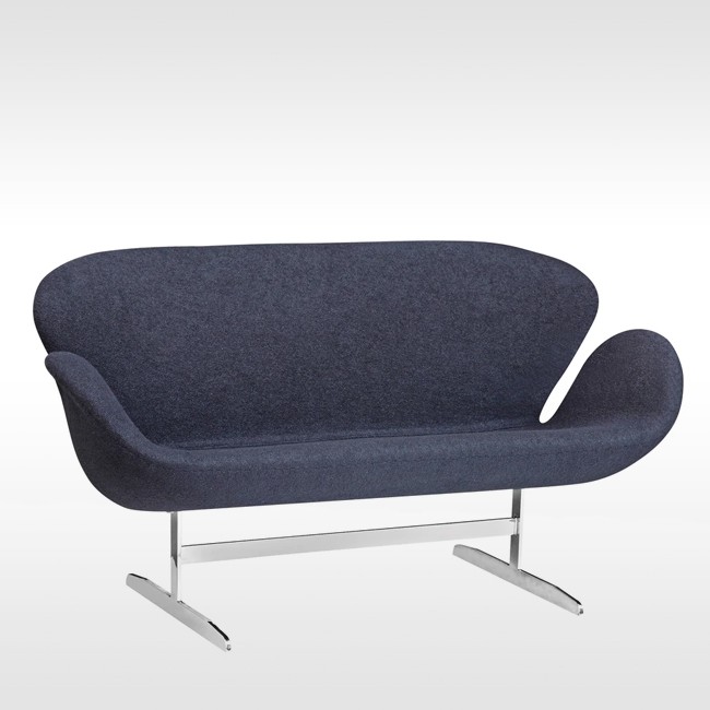 Fritz Hansen bank Swan Sofa Model 3321 Textiel door Arne Jacobsen 