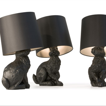 Moooi tafellamp Rabbit Lamp door Front