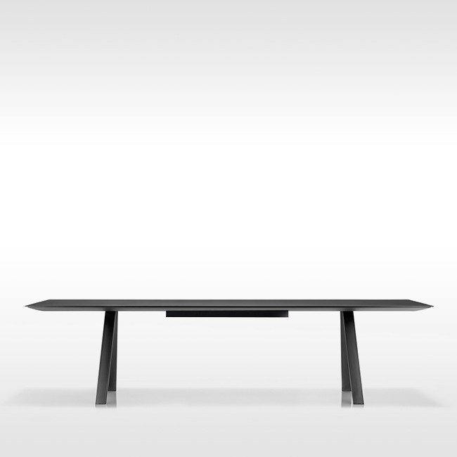 Pedrali tafel Arki Table Fenix NTM® Black met kabelmanagement door Pedrali R&D