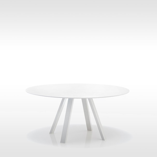 Pedrali tafel Arki Table Compact Round White door Pedrali R&D
