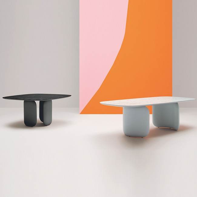 Pedrali tafel Elinor Table door Claudio Bellini
