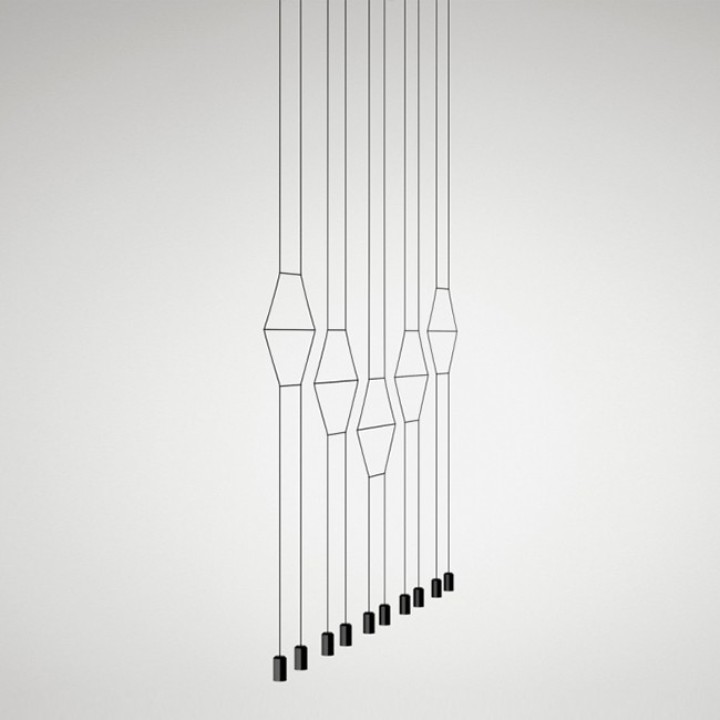 Vibia hanglamp Wireflow Lineal 0330. door Arik Levy