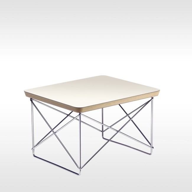 Vitra bijzettafel Occasional Table LTR Chroom door Charles & Ray Eames