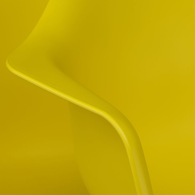 Vitra stoel Eames Plastic Armchair DAR Sunlight bekleed door Charles & Ray Eames