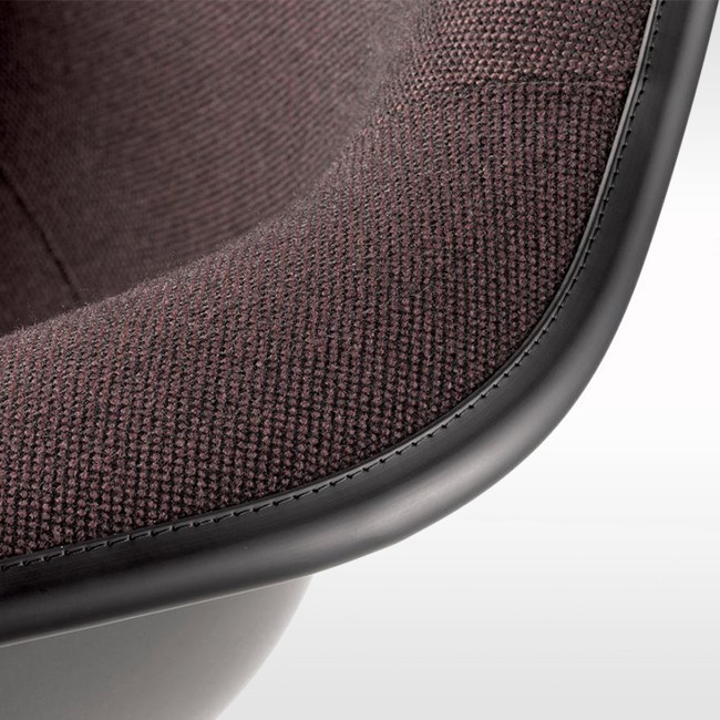 Vitra stoel Eames Plastic Chair DSX Graniet bekleed door Charles & Ray Eames