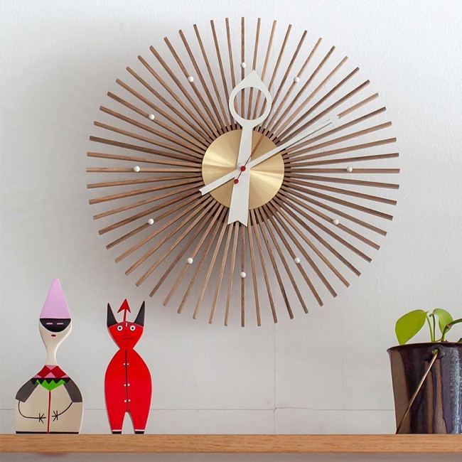 Vitra klok Popsicle Clock door George Nelson